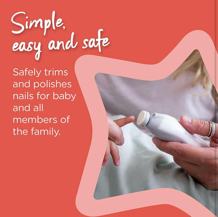 Tommee Tippee - Electric Baby & Toddler Nail File Trimmer.