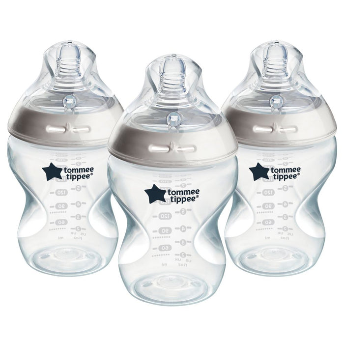 Tommee Tippee Bottles Self Sterilizing (260ml) - Pack of 3.