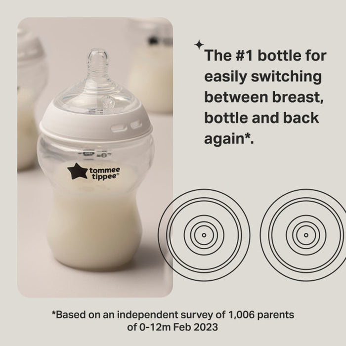Tommee Tippee Bottles Self Sterilizing (260ml) - Pack of 3