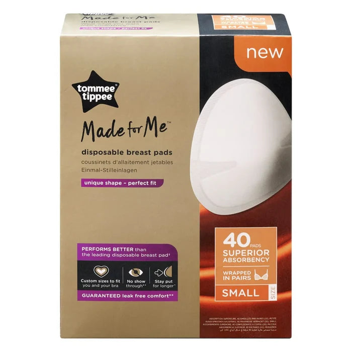 Tommee Tippee Made For Me Disposable Breast Pads (Small, 40pcs)