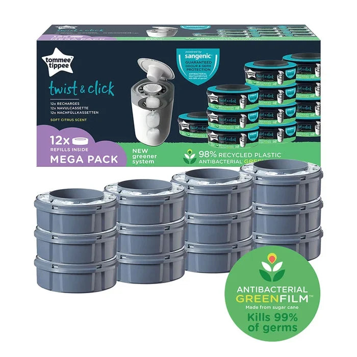 Tommee Tippee Sangenic Universal Cassette (12 Pcs).
