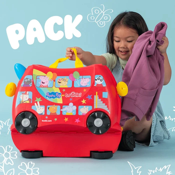 Trunki Ride On Kids Suitcase (Cassie Cat Pink)