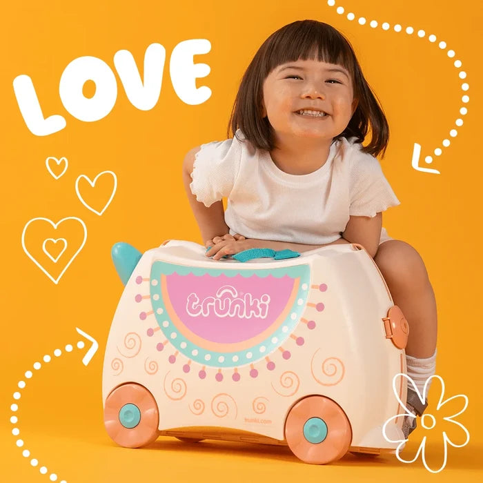 Trunki Ride On Kids Suitcase (Tipu Tiger Orange)
