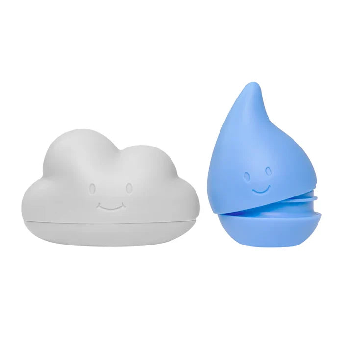 Ubbi Cloud and Droplet Bath Toys Cloudy Blue