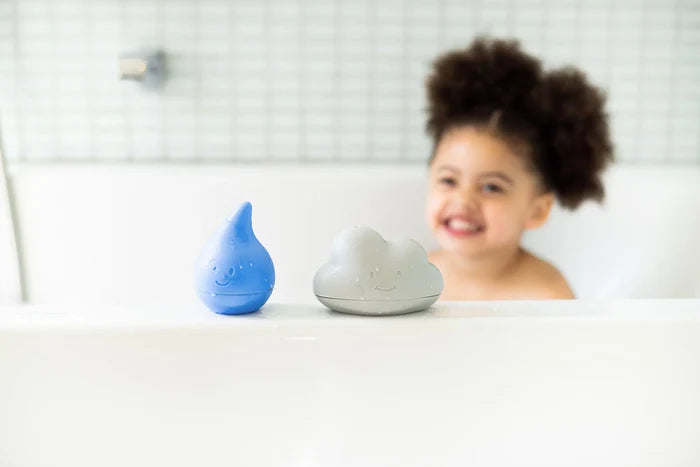Ubbi Cloud and Droplet Bath Toys Cloudy Blue