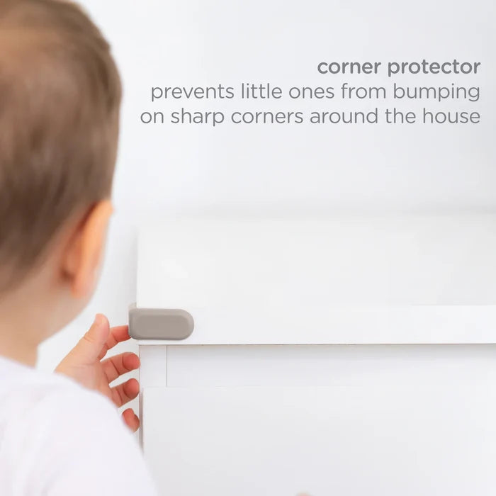 Ubbi Corner Protector Set (Taupe) - Pack of 16