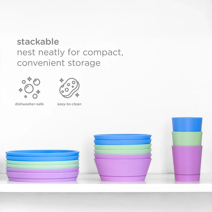 Ubbi Feeding Set (Plate, Bowl, Cup, Utensils, Suction  Cup)
