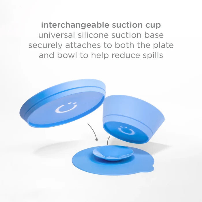 Ubbi Feeding Set (Plate, Bowl, Cup, Utensils, Suction  Cup)