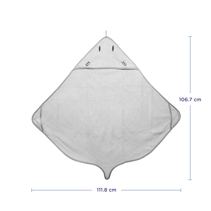 Ubbi Hooded Towel (Gray)