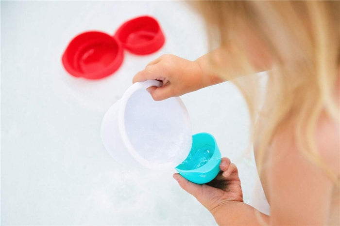 Ubbi Lighthouse Stacking Cups (Red, White, Blue)