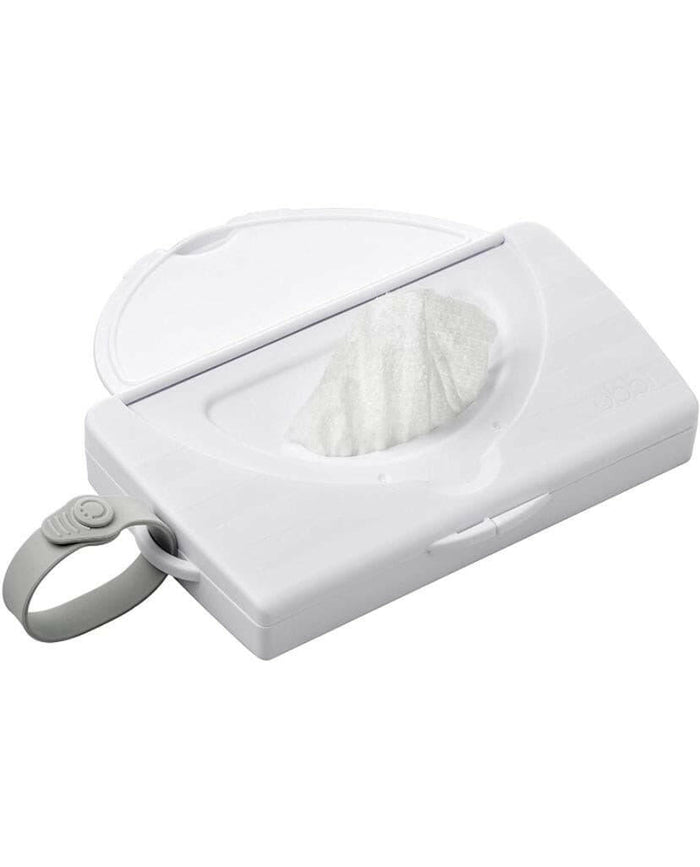 Ubbi On The Go Wipe Holder Baby Gift, White.