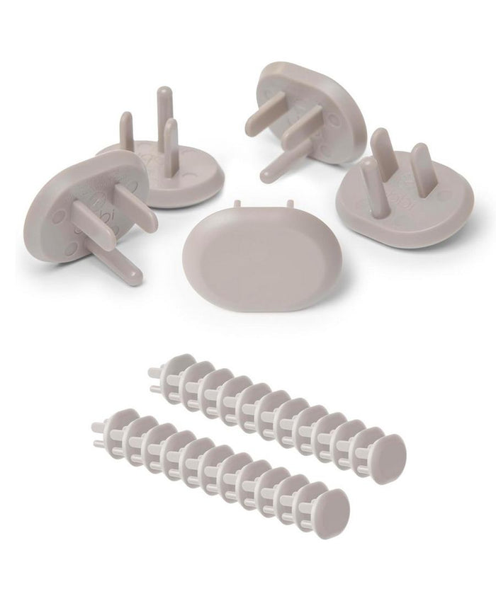 Ubbi Outlet Covers Set (Taupe) - Pack of 24