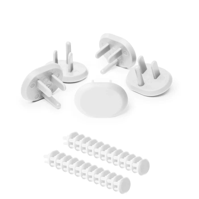 Ubbi Outlet Covers Set (White, 24 Pcs)