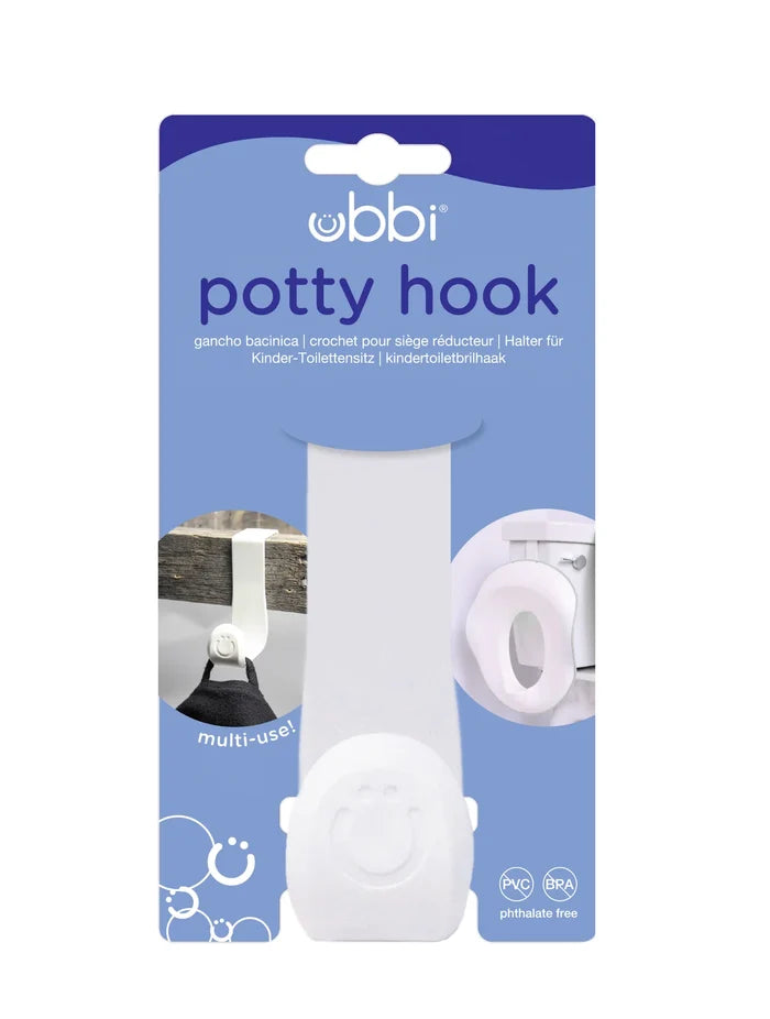 Ubbi Potty Hook (White)