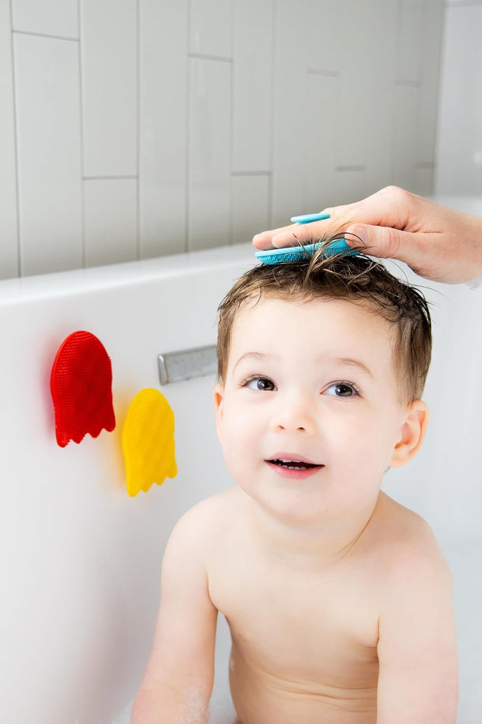 Ubbi Silicone Bath Sponges (Red, Blue, Yellow)