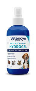 Vetericyn Plus Antimicrobial All Animal Wound Care Hydrogel Spray, 8-ounce