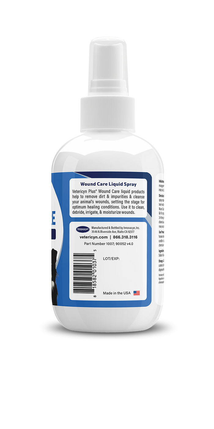 Vetericyn Plus Antimicrobial Dog & Cat Wound Care Spray, 3-ounce