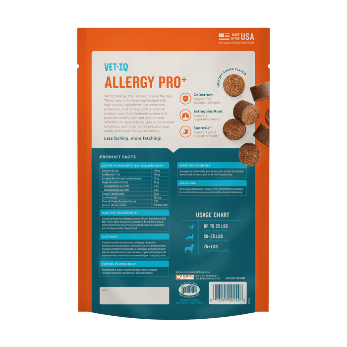 VetIQ Allergy Pro 60 Count