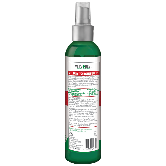 Vet's Best Allergy Itch Relief Dog Spray 8oz