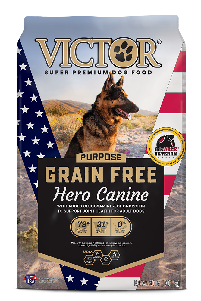 Victor Purpose Grain Free Hero Canine Formula with Glucosamine & Chondroitin Dry Dog Food