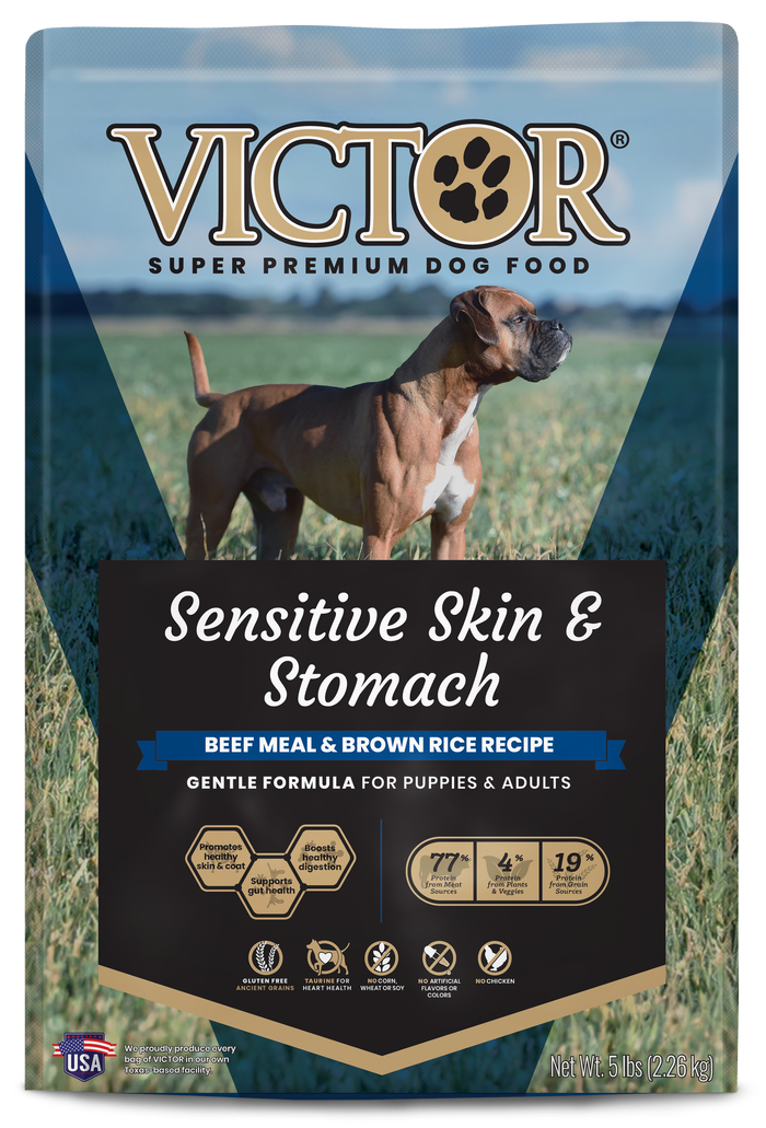 VICTOR Sensitive Skin and Stomach ‰ÛÒ Beef Meal and Brown Rice Recipe - 5lb