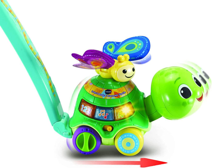 VTech Baby 2 In 1 Push & Discover Turtle