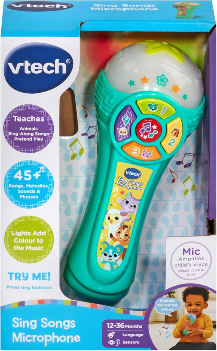 VTech Baby Sing Songs Microphone, Interactive Microphone Toy