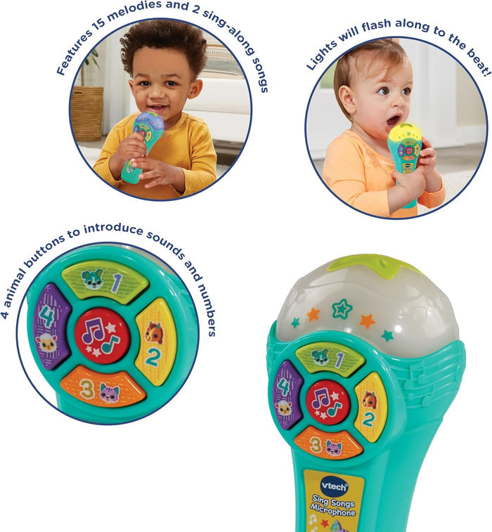 VTech Baby Sing Songs Microphone, Interactive Microphone Toy
