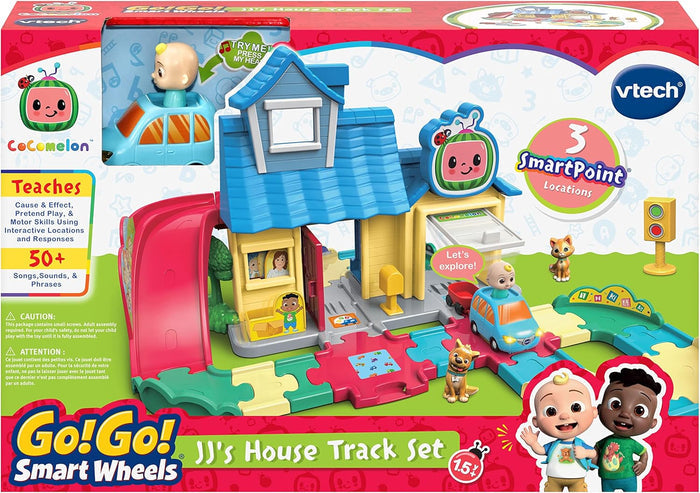VTech CoComelon Go Go Smart Wheels JJ's House Track Set