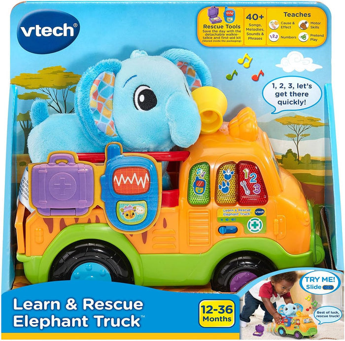 VTech Learn & Rescue Elephant Truck