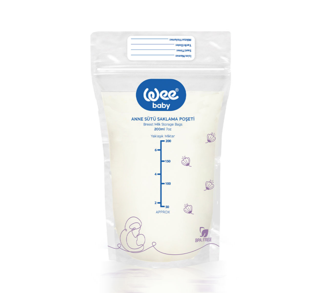 Wee Baby Breast Milk Storage Bags (20x200ml pcs)