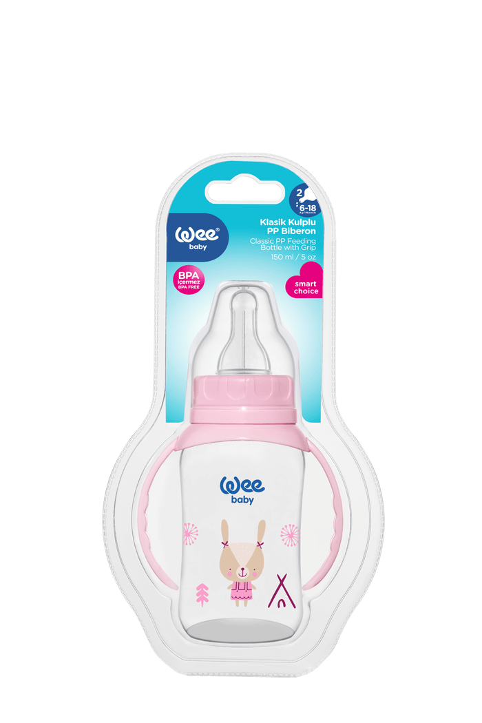 Wee Baby PP Feeding Bottles With Grip (150ml)