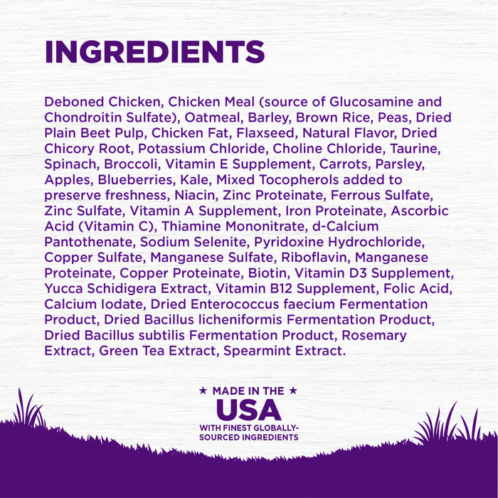 Wellness Complete Health Dry Dog Food, Wholesome Grains, Natural, Chicken & Oatmeal Recipe, (26-Pound Bag)