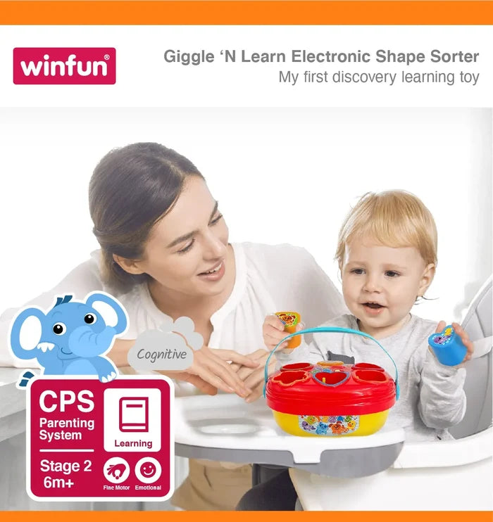Winfun Giggles And Learn Electronic Shape Sorter