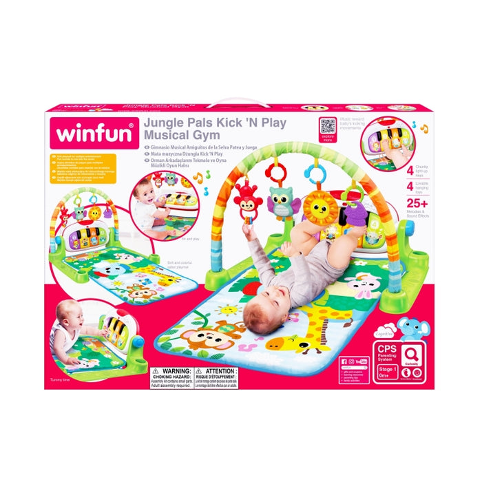 Winfun Jungle Pals Kick'n Play Musical Gym