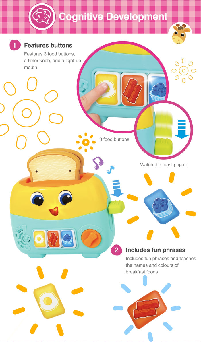 Winfun Pop-Up Toaster Breakfast Set.