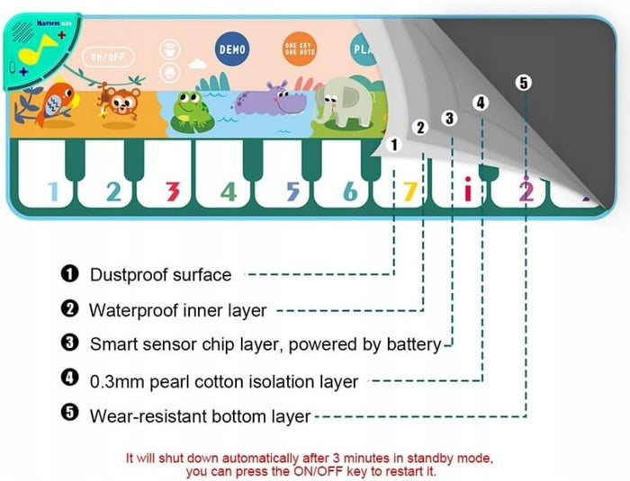 Winfun Step-to-Play Junior Piano Mat