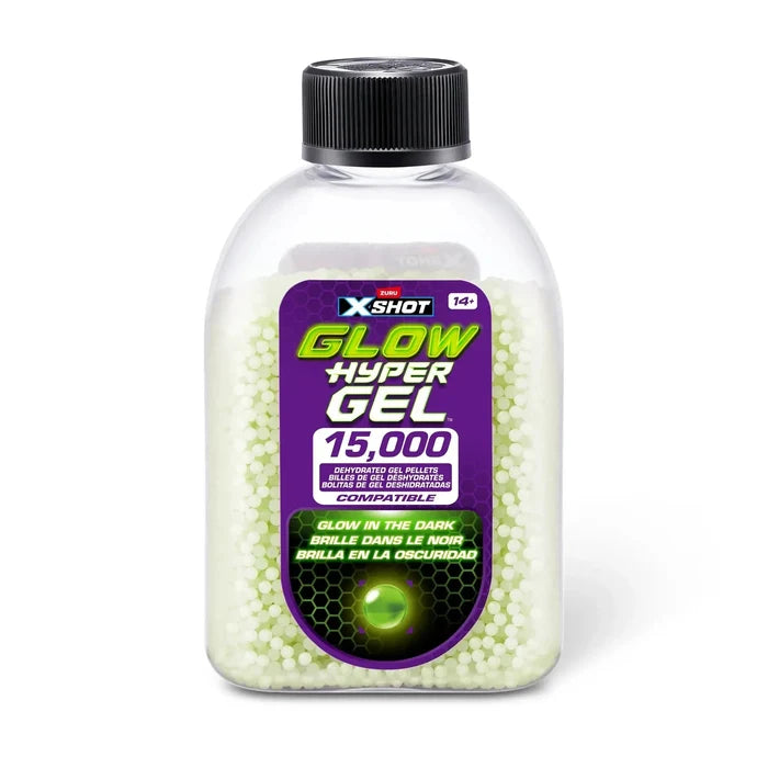 X-Shot Hyper Gel Glow in the Dark Gellet Refill – 15,000 Pieces