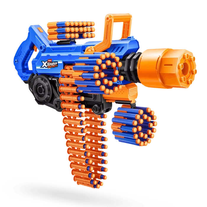 X-Shot Insanity Smoking Barrel Toy Gun – 72 Darts