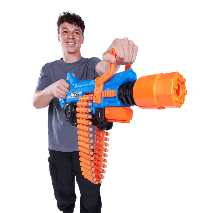 X-Shot Insanity Smoking Barrel Toy Gun – 72 Darts
