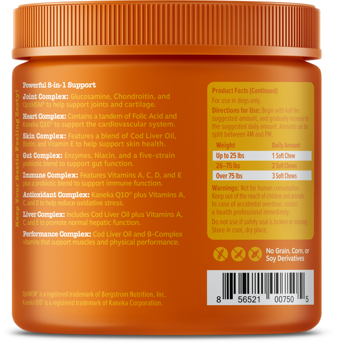 Zesty Paws 8-in 1 Multifunctional Bites Chicken 90ct