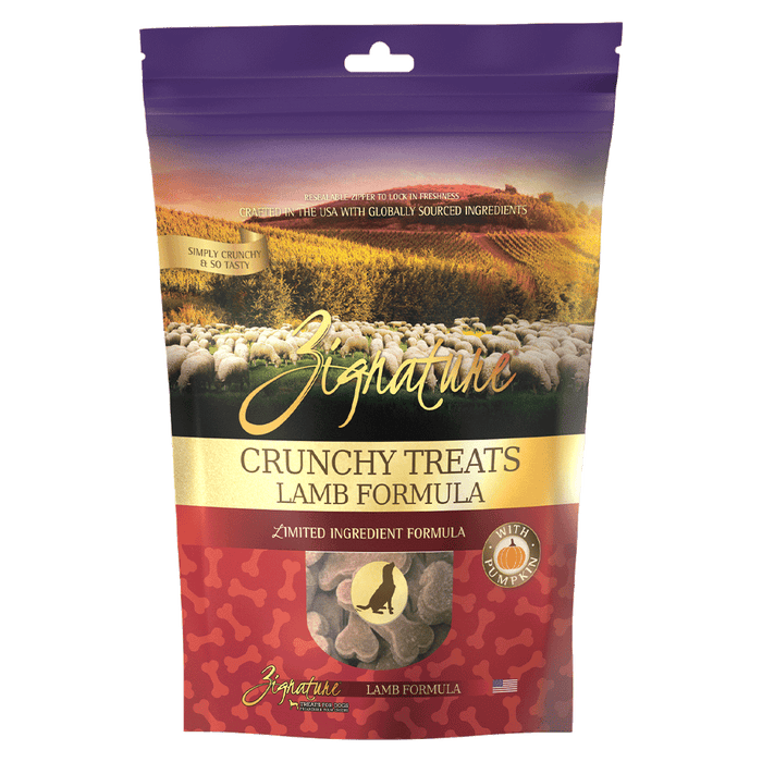 Zignature Lamb Biscuit Crunchy Treats For Dog, 12oz