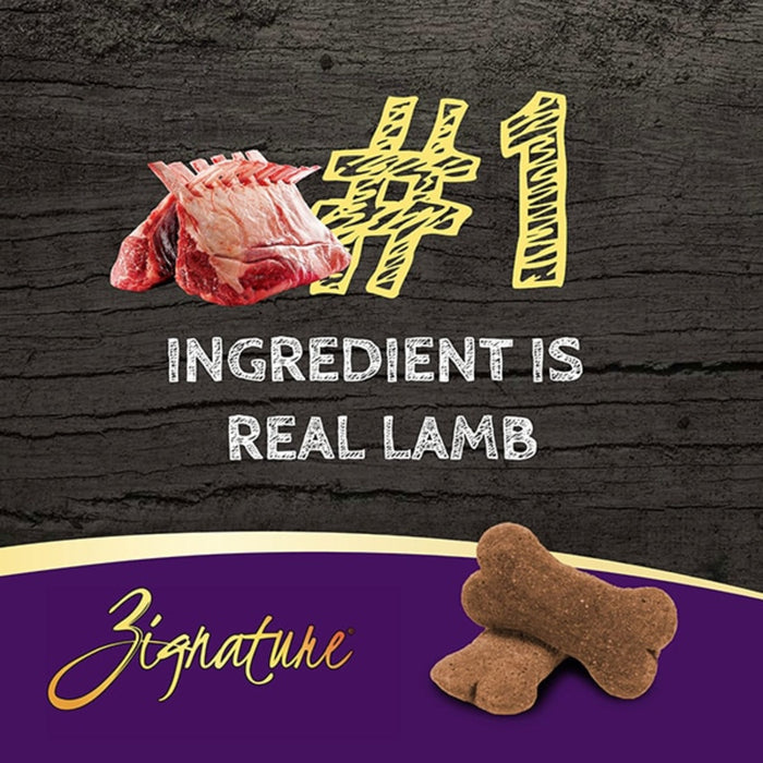 Zignature Lamb Biscuit Crunchy Treats For Dog, 12oz