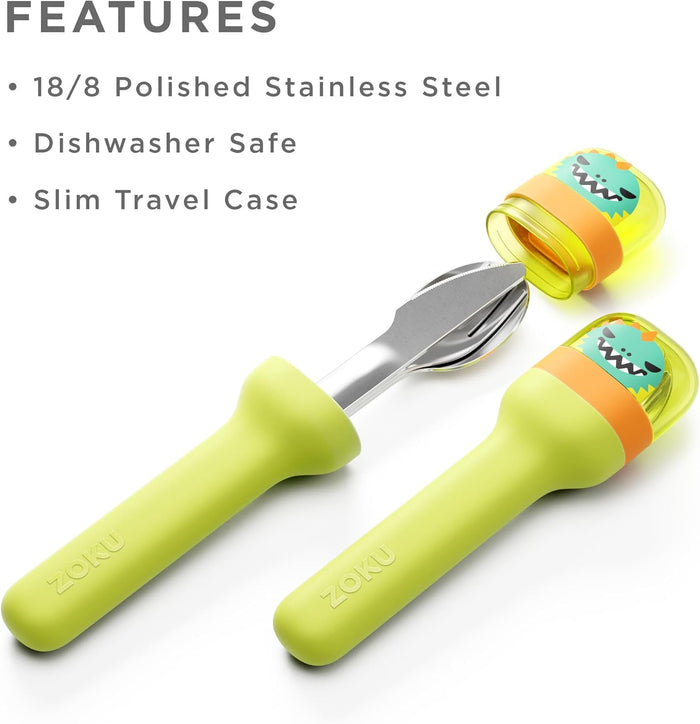 Zoku Pocket Utensil Set (Dino)